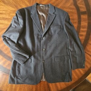 Oscar de la Renta Charcoal Men's Blazer